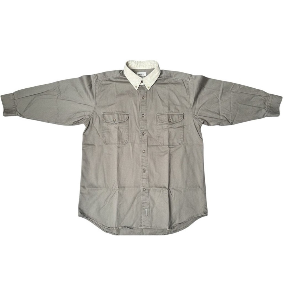 Woolrich Mens 2XL Heavy Cotton Twill Button Down Shirt Heavyweight Workwear NEW